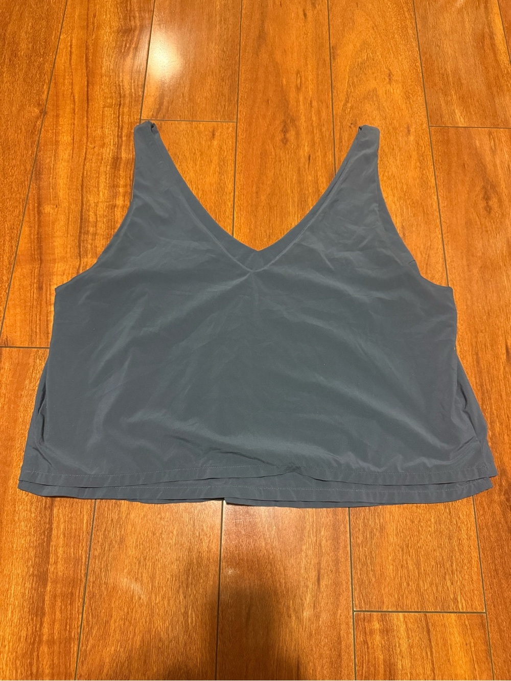 Vuori V-Neck Sleeveless Tank Top - Slate Blue